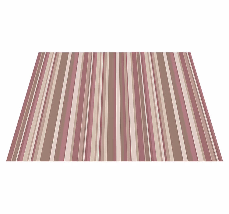 Vinyl teppich schlafzimmer gestreift rosa - TenStickers