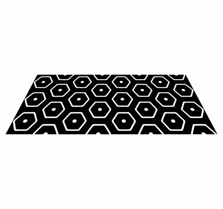 Vinyl teppich geometrisch minimalistisches muster - TenStickers