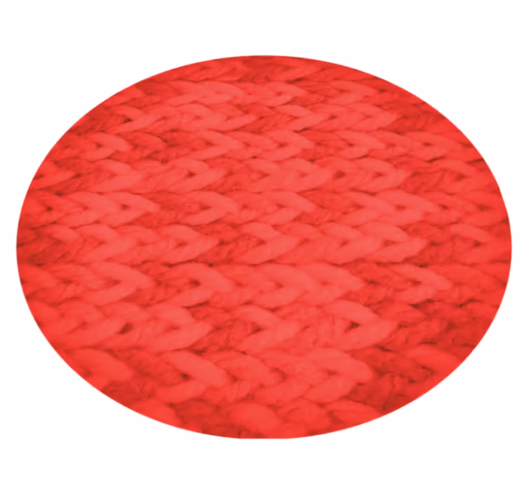 Vinyl teppich geometrisch runde strukturmuster - TenStickers