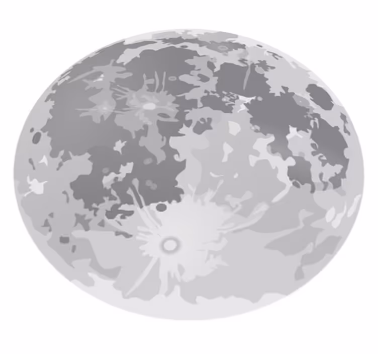 Vinyl teppich kinderzimmer vollmond - TenStickers