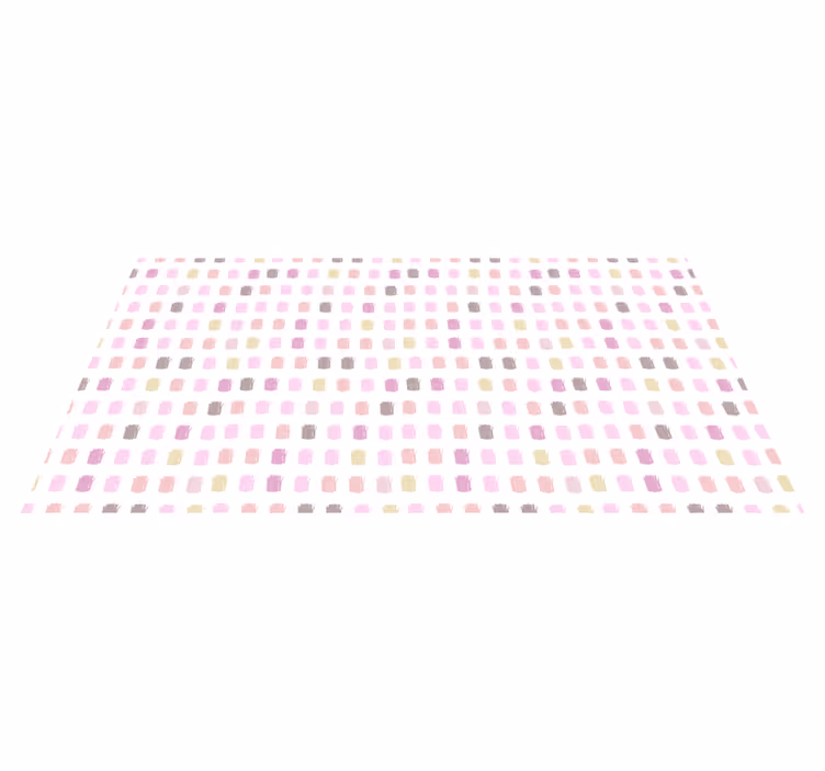 Vinyl teppich kinderzimmer in rosa pinselstrichen - TenStickers
