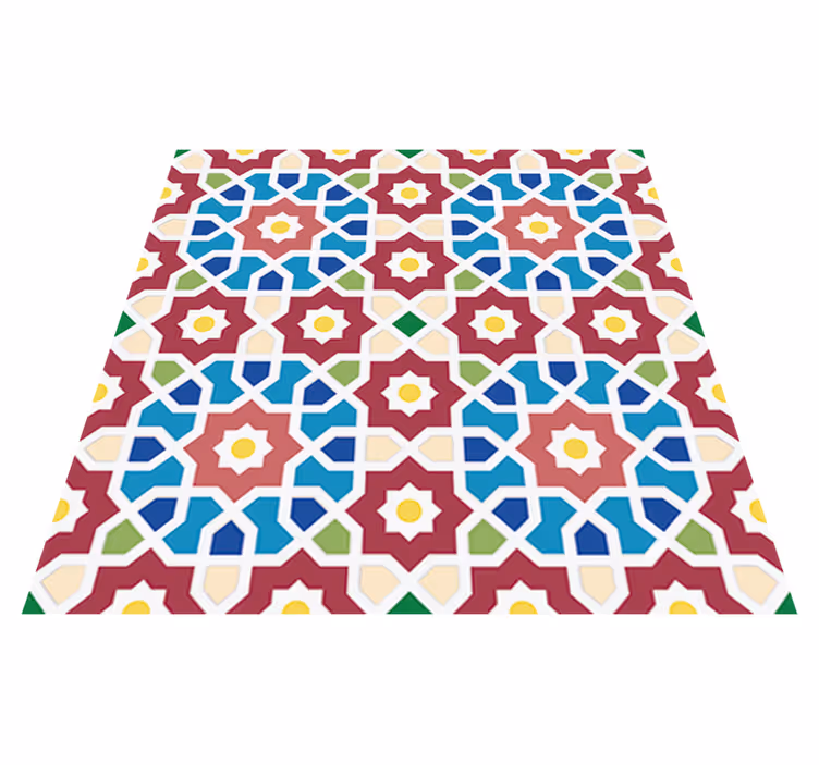 Vinyl teppich badezimmer arabische wandfliesen - TenStickers