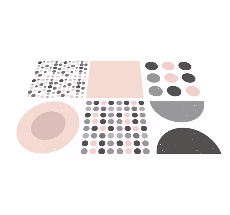 Vinyl teppich badezimmer scandinavian rebekka fliesen - TenStickers