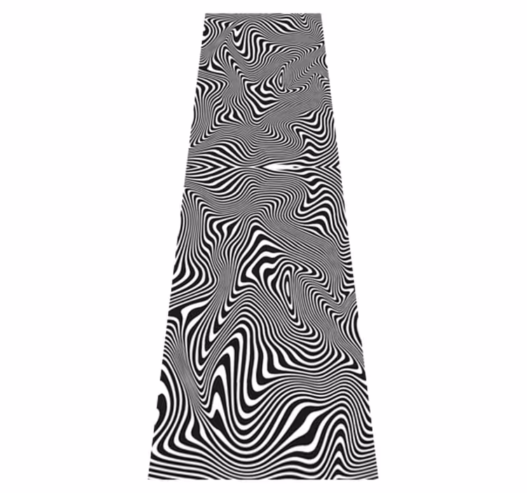 Vinyl teppich badezimmer zebra 3d effekt dusche - TenStickers