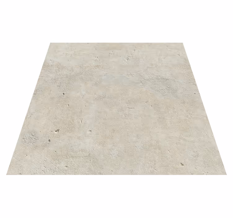 Vinyl teppich küche in creme steinoptik - TenStickers