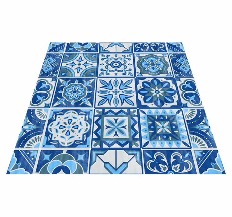 Vinyl teppich küche talavera fliesen aufkleber - TenStickers