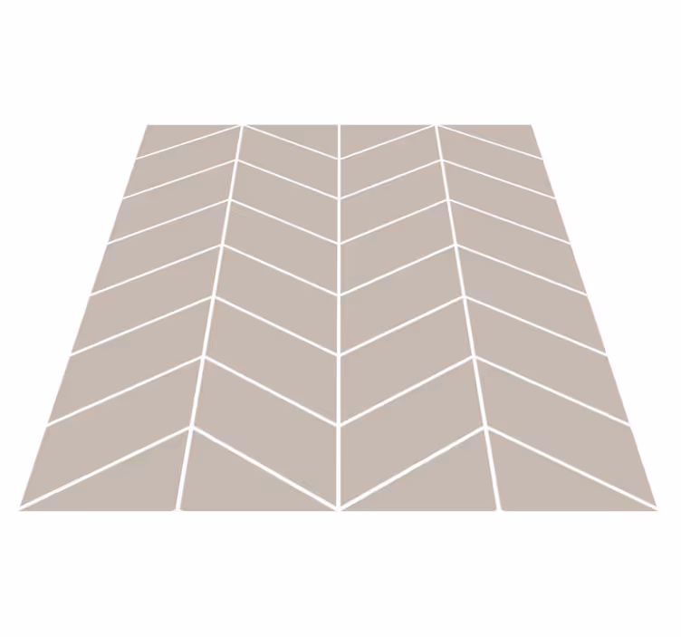 Vinyl teppich küche skandinavischer stil beige weiß - TenStickers
