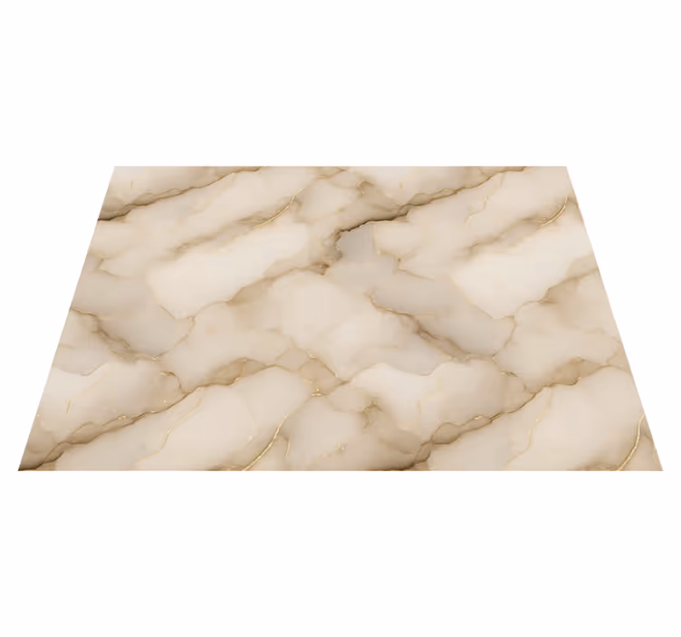 Vinyl teppich schlafzimmer luxus weiß gold marmor - TenStickers