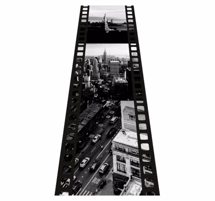 Vinyl teppich schlafzimmer nyc fotokollage - TenStickers
