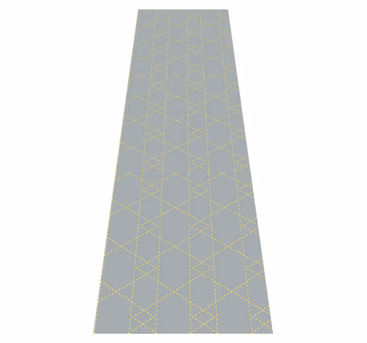 Vinyl teppich schlafzimmer pantone origami dreiecke - TenStickers