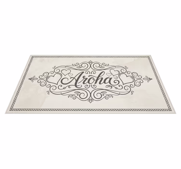 Vinyl teppich schlafzimmer aroha - TenStickers