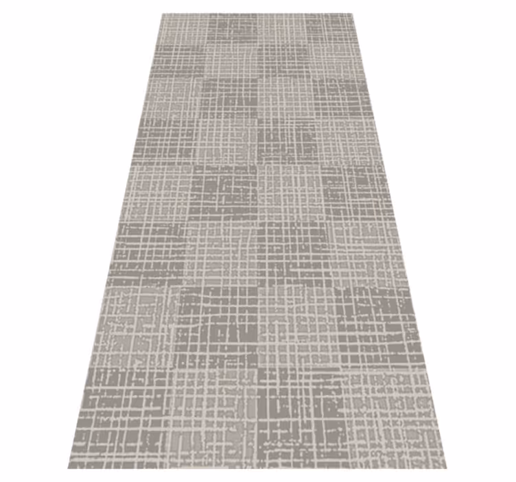 Vinyl teppich nordisch skandinavisches aschgraues quadrat - TenStickers