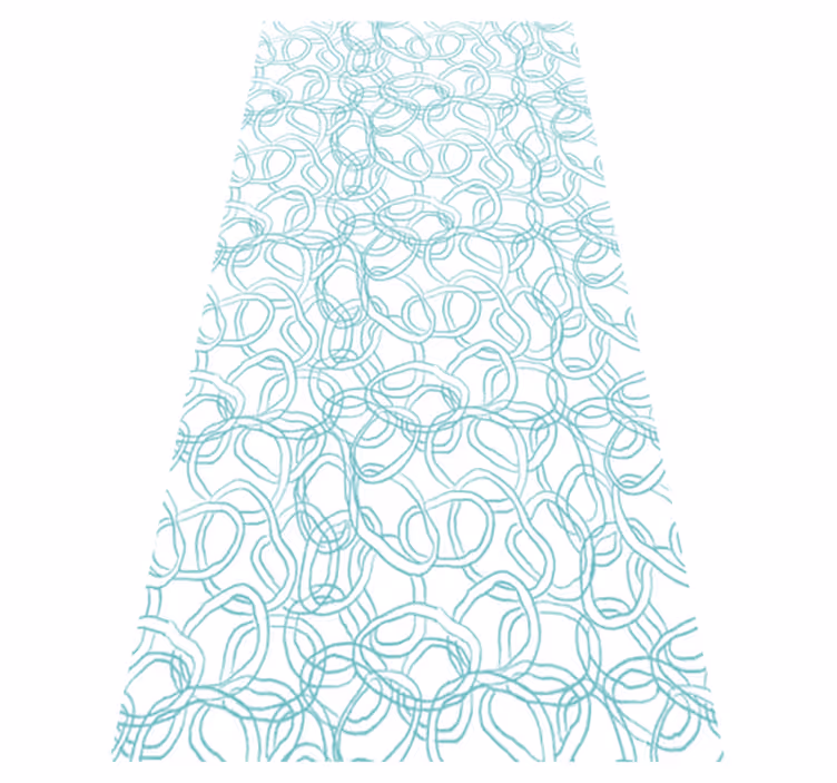Vinyl teppich textur abstrakt kreis modern - TenStickers