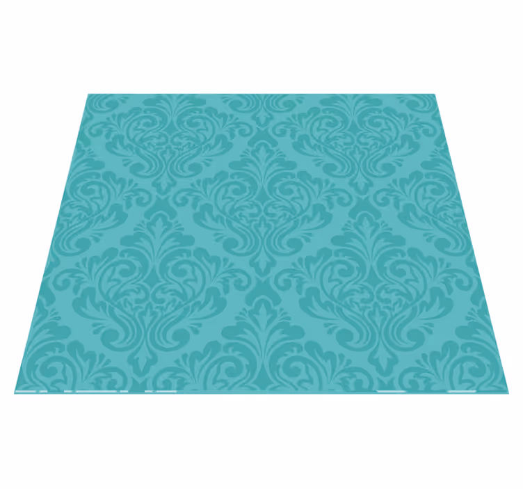 Vinyl teppich vintage damast - TenStickers