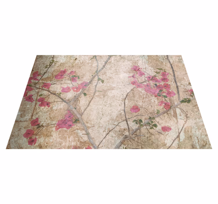 Vinyl teppich vintage im vintage efeustil - TenStickers