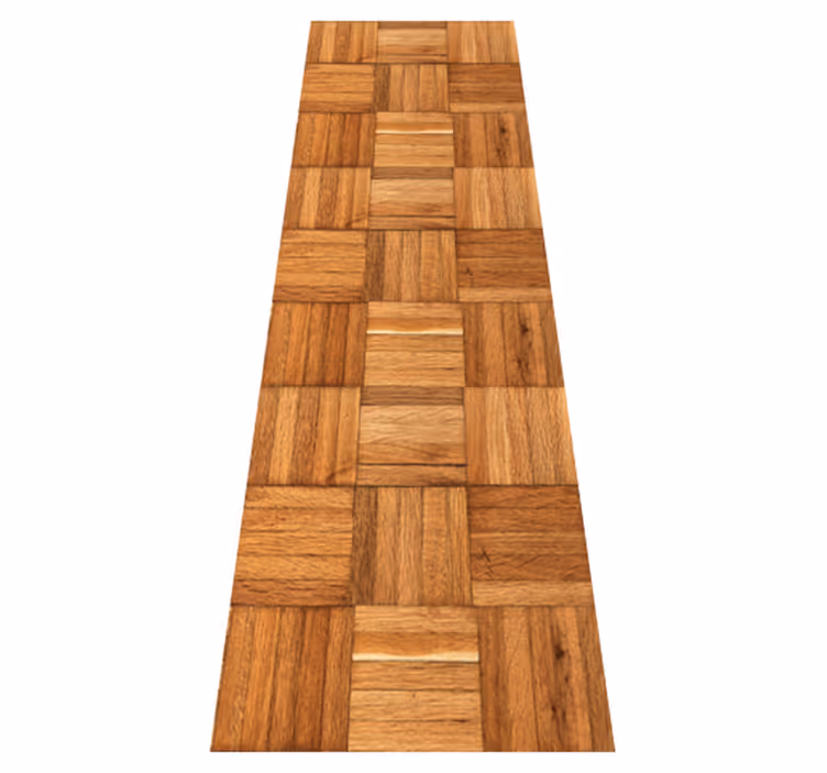 Vinyl teppich textur braunes nahtloses holzdesign - TenStickers