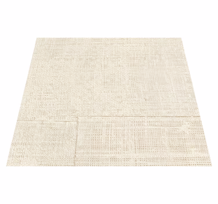Vinyl teppich textur beige raffia - TenStickers