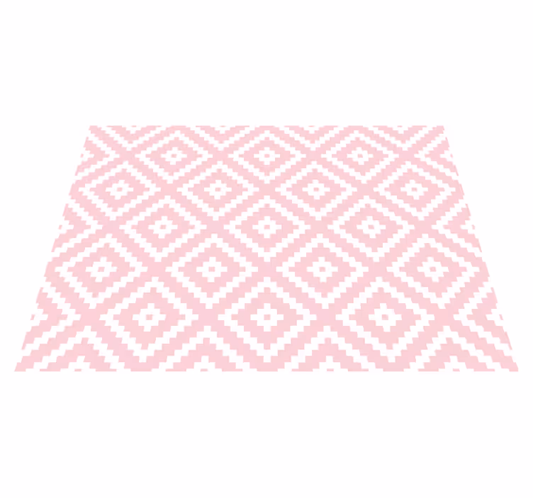 Vinyl teppich textur mit pinken quadratischen mustern - TenStickers
