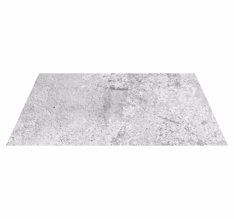 Vinyl teppich eingang in hellgrauem rustikalem beton - TenStickers