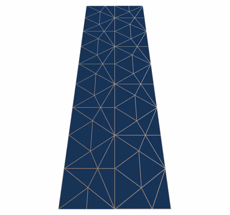 Vinyl teppich wohnzimmer geometrisches dreieck prism - TenStickers