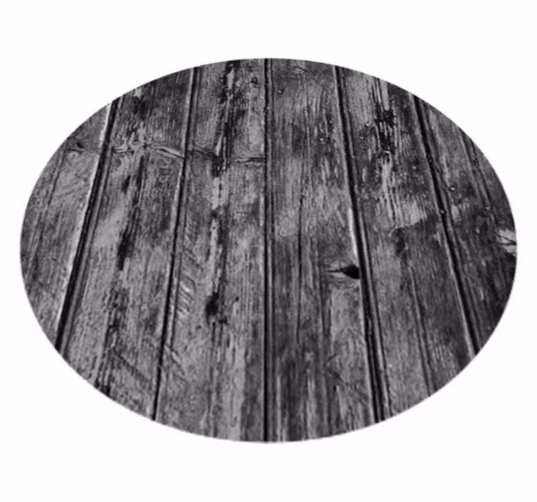 Vinyl teppich grau in holzoptik - TenStickers