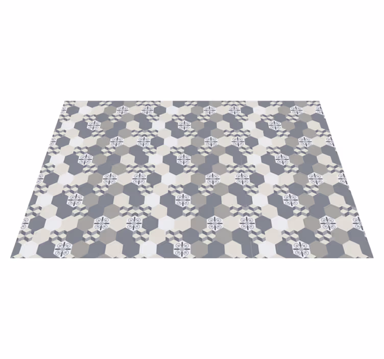 Vinyl teppich grau barcelona marengo - TenStickers