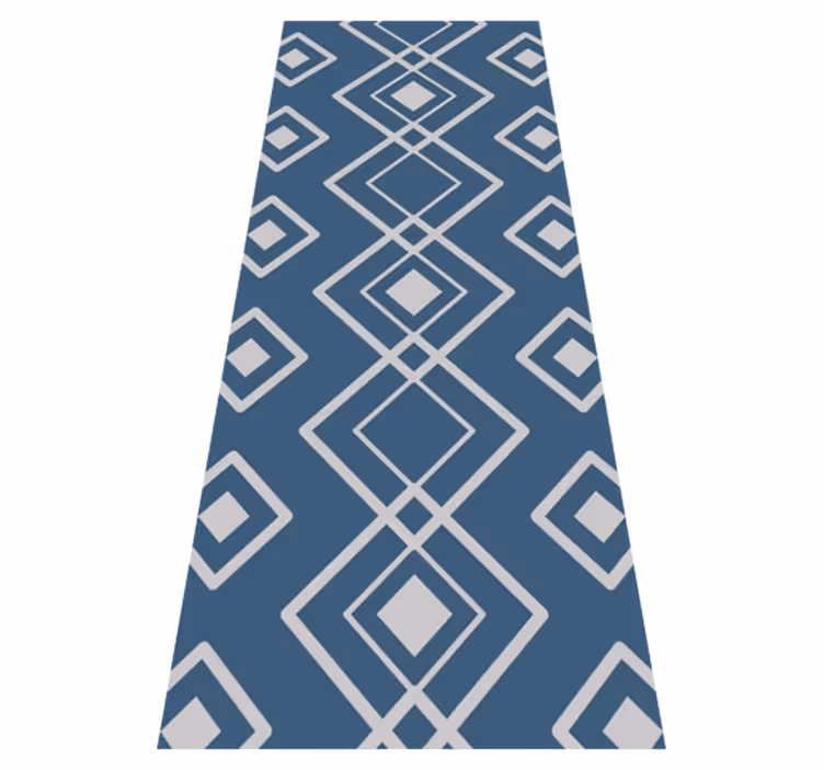 Vinyl teppich flur superfresco easy navy geometrisch - TenStickers