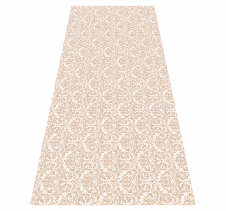 Vinyl teppich beige antikes hellbeiges muster - TenStickers