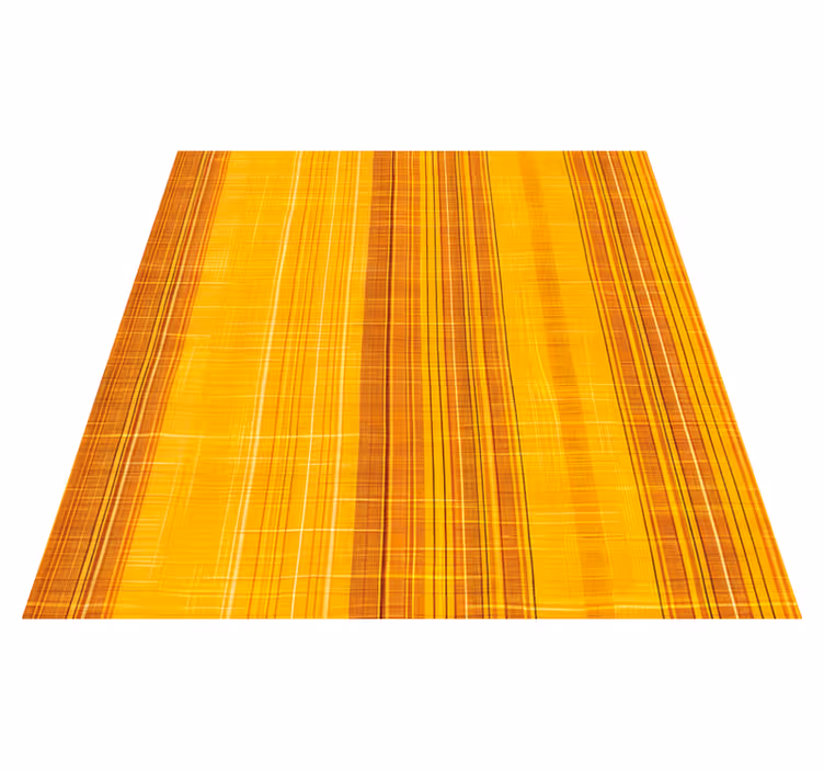 Vinyl teppich gelb mit gestreiften sonnenblumen - TenStickers