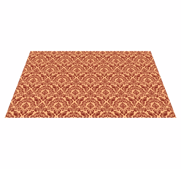 Vinyl teppich orange flockstruktur - TenStickers