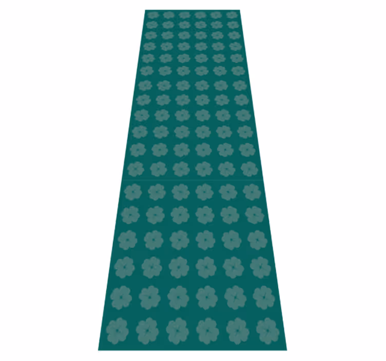 Vinyl teppich grün mit muster zum st. patrick's day - TenStickers