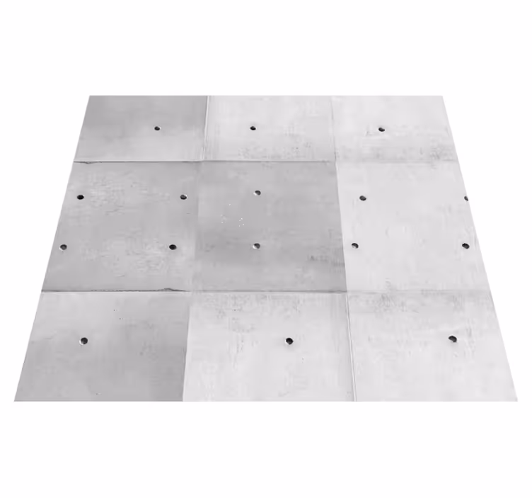 Vinyl teppich terrasse minimalistische betonpaneele - TenStickers
