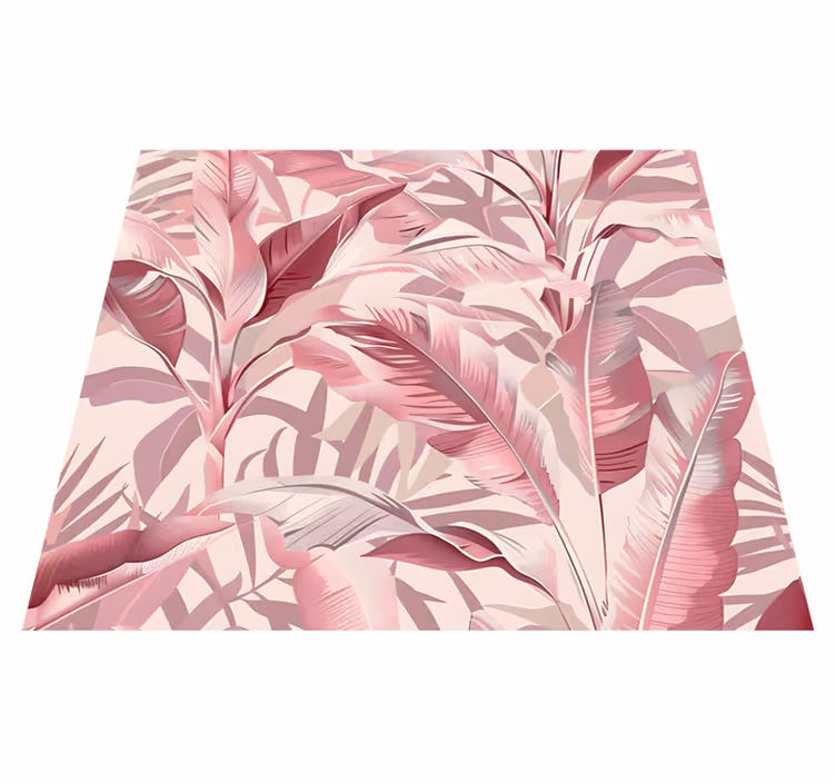 Vinyl teppich rosa regenwald - TenStickers