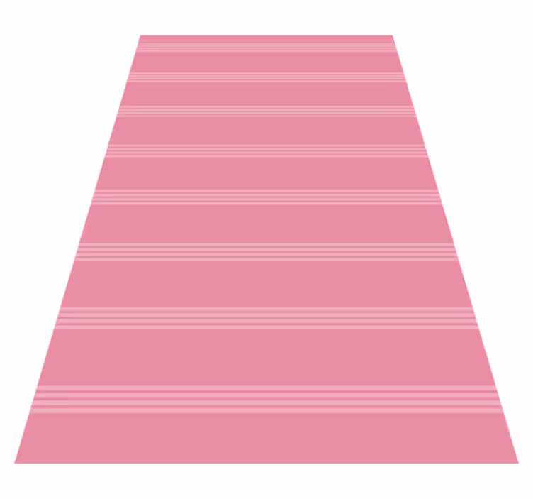 Vinyl teppich rosa mit dunkelpink und hellen streifen - TenStickers