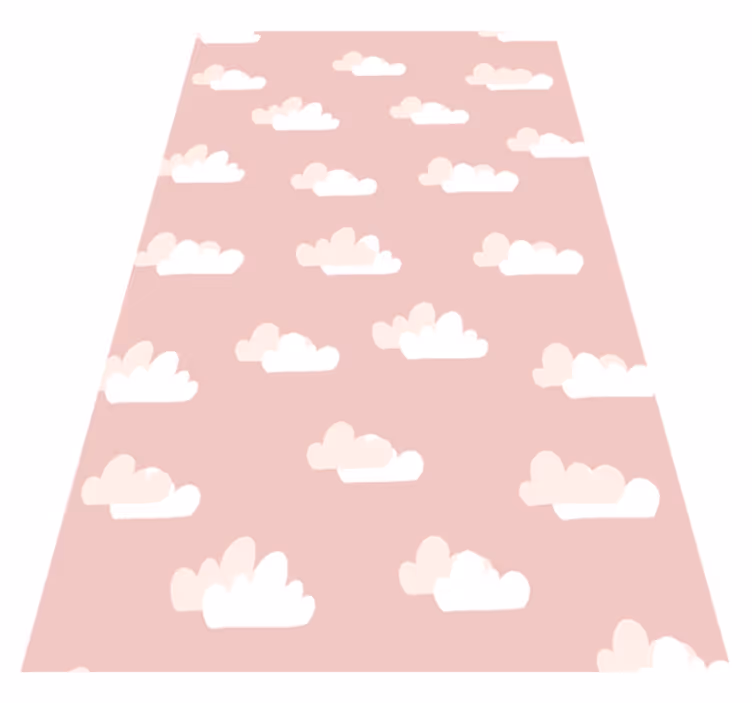 Vinyl teppich rosa mit pinkem hintergrund - TenStickers