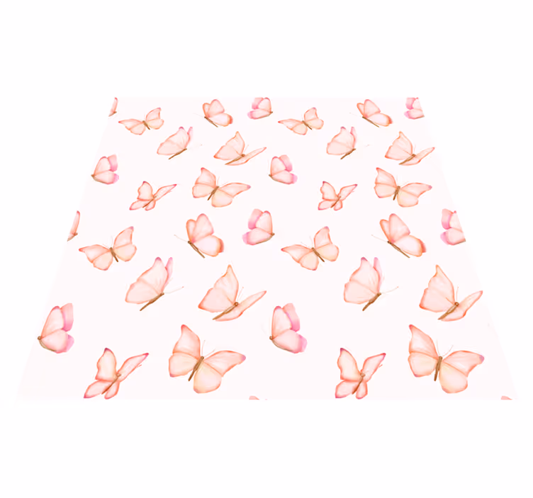 Vinyl teppich rosa mit pinkem muster - TenStickers