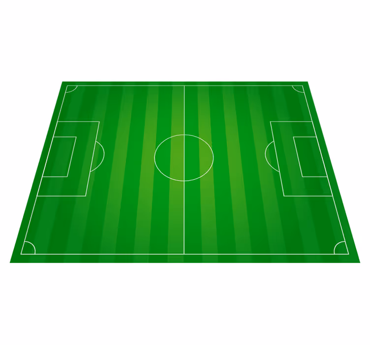Vinyl Teppich Spiele fußballplatz-konzept - TenStickers
