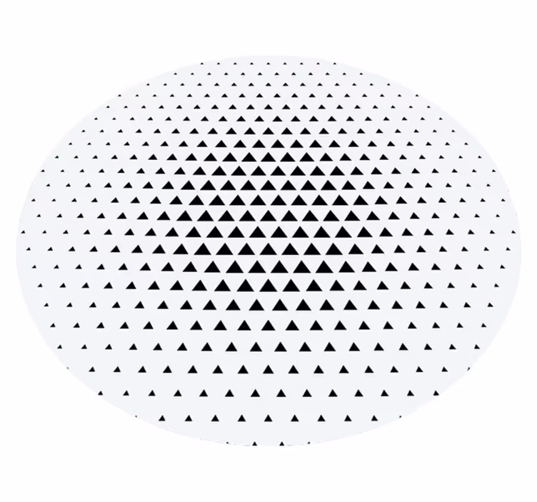 Vinyl Teppich geometrisch geometrische Dreiecksform - TenStickers