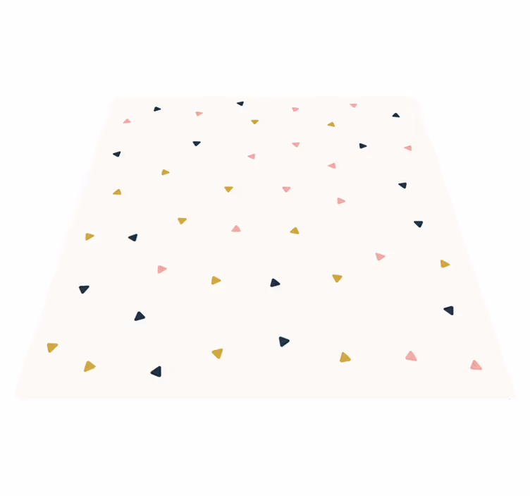 Vinyl Teppich kindlich geometrisches konfetti - TenStickers