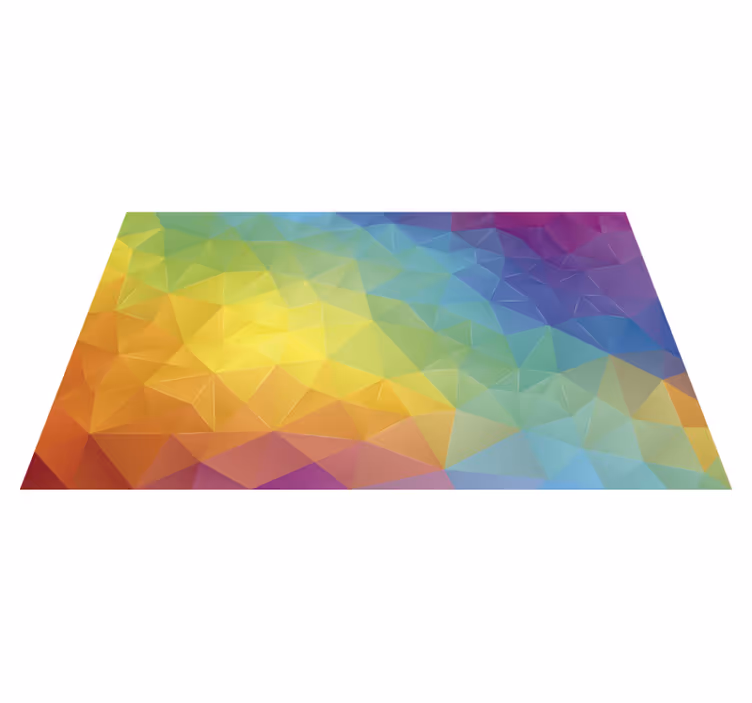 Vinyl Teppich geometrisch geometrisches spektrum - TenStickers