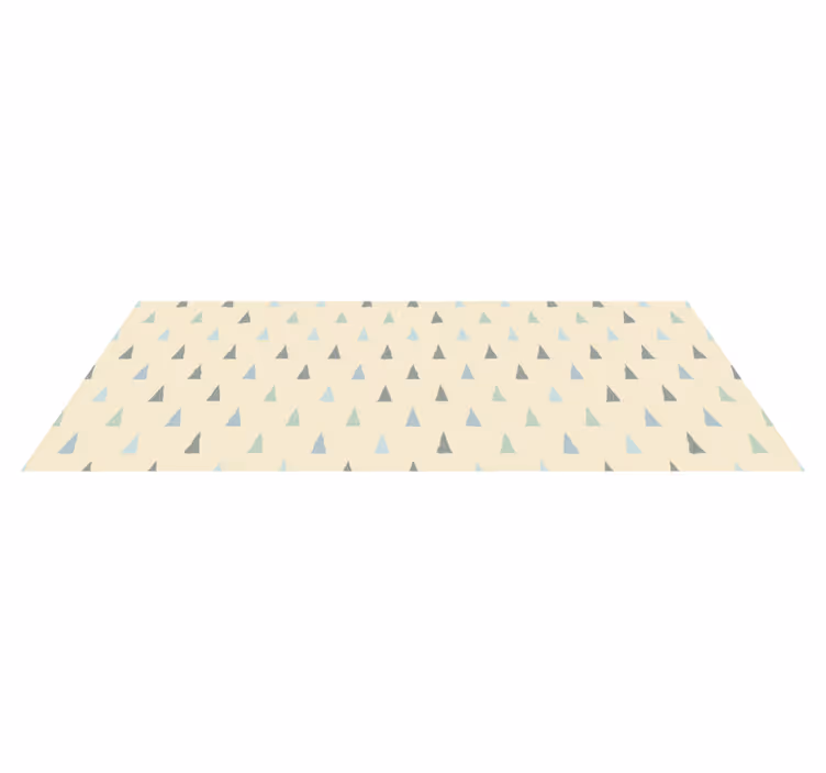 Vinyl Teppich gestreift geometrische dreiecksformen - TenStickers