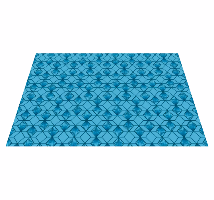 Vinyl Teppich geometrisch anzeige geometrischer muster - TenStickers