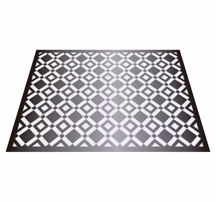 Fliesen geometrischen vinyl teppich - TenStickers