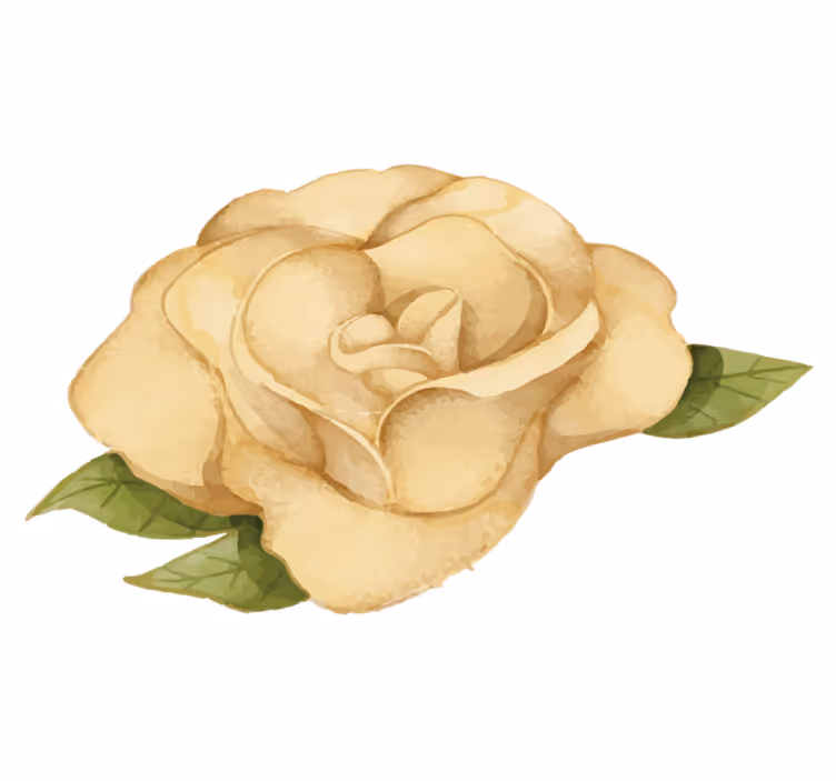 Vinyl Teppich Blumen florale kontur - TenStickers