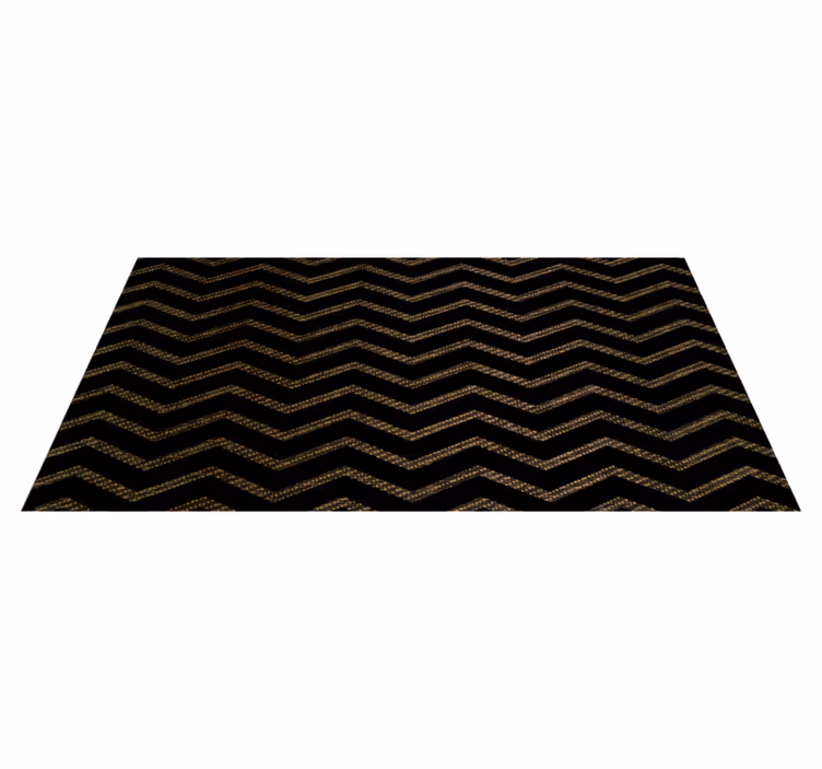 Vinyl teppich gestreift chevron streifenmuster - TenStickers