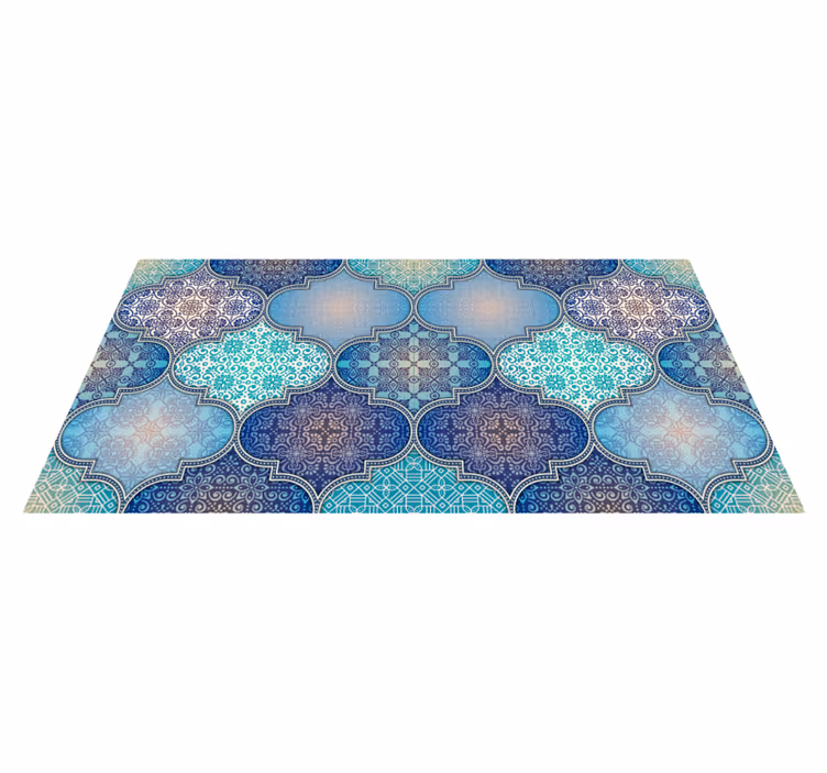 Ethnisches Ziermuster  Vinyl Teppich - TenStickers