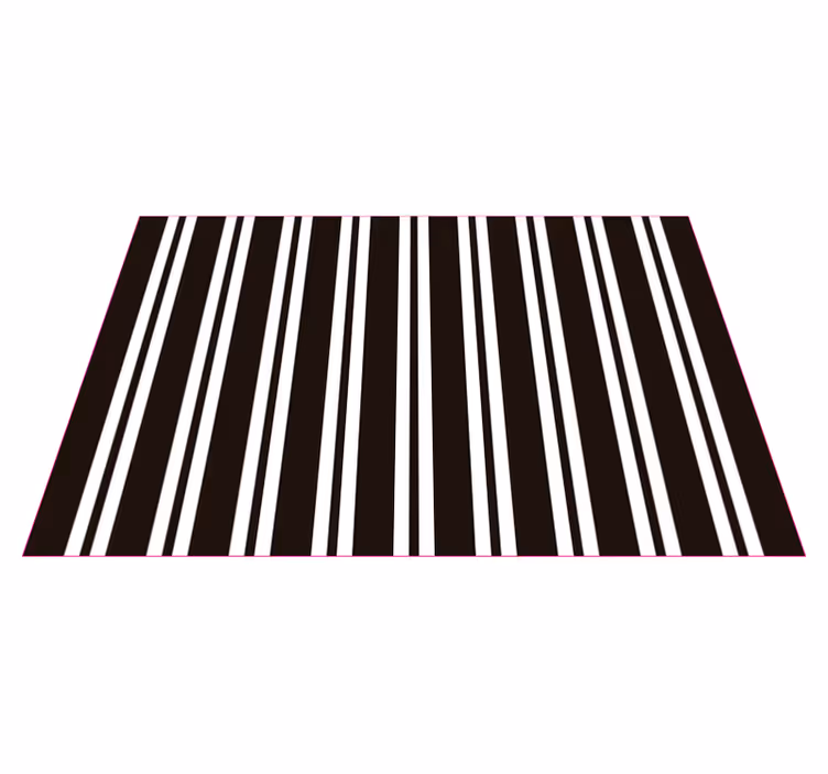 Vinyl Teppich gestreift gestreifte eleganz - TenStickers