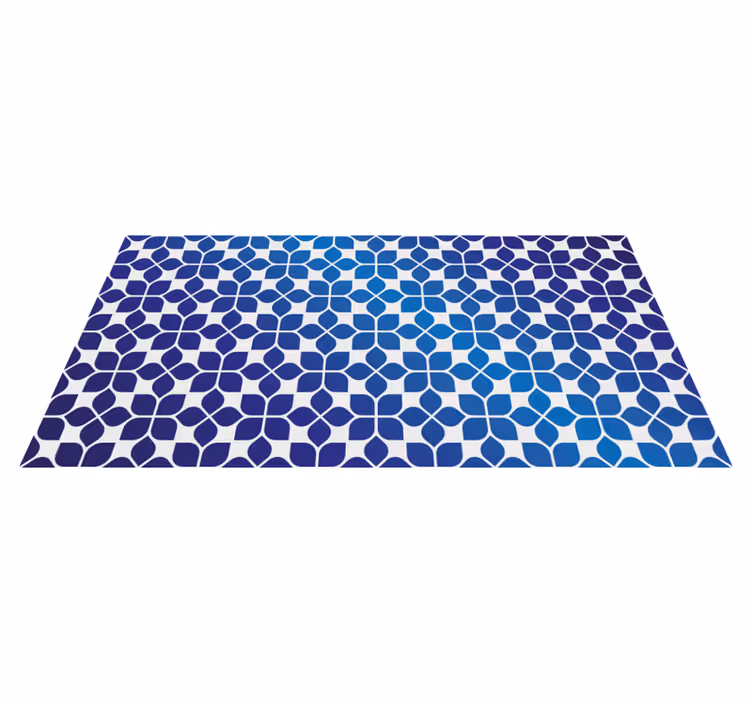 Vinyl Teppich geometrisch geometrische verblassende fliesen - TenStickers
