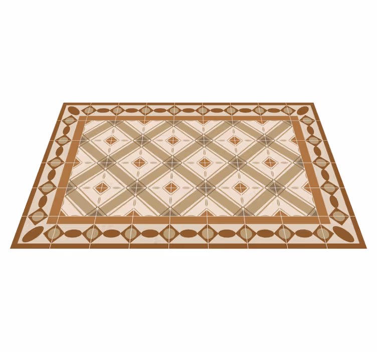 Vinyl Teppich Fliesenoptik fliesen-inspiriertes muster - TenStickers