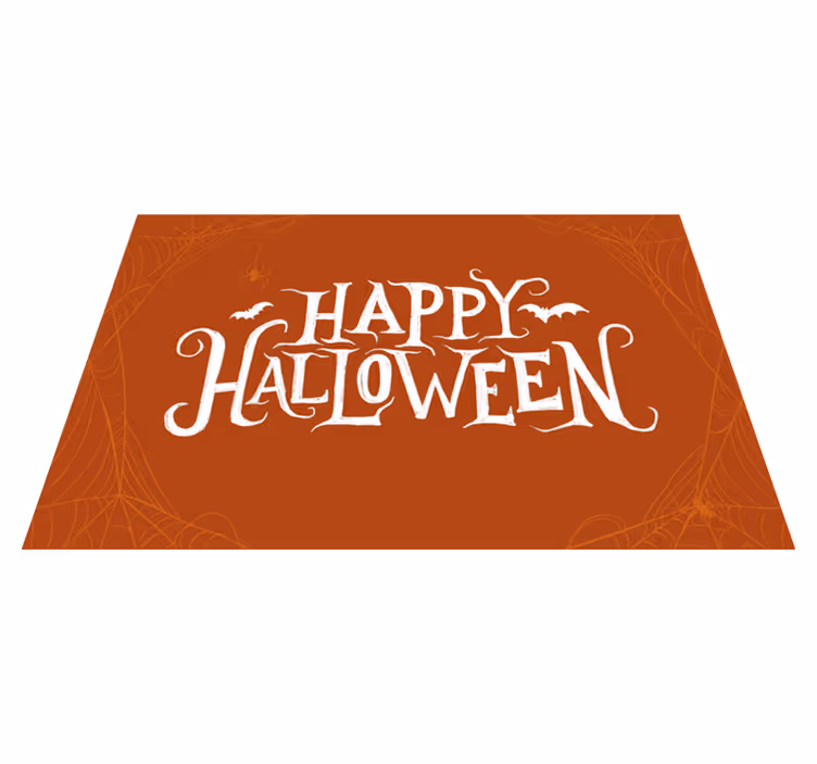 Vinyl teppich halloween festliche botschaft - TenStickers